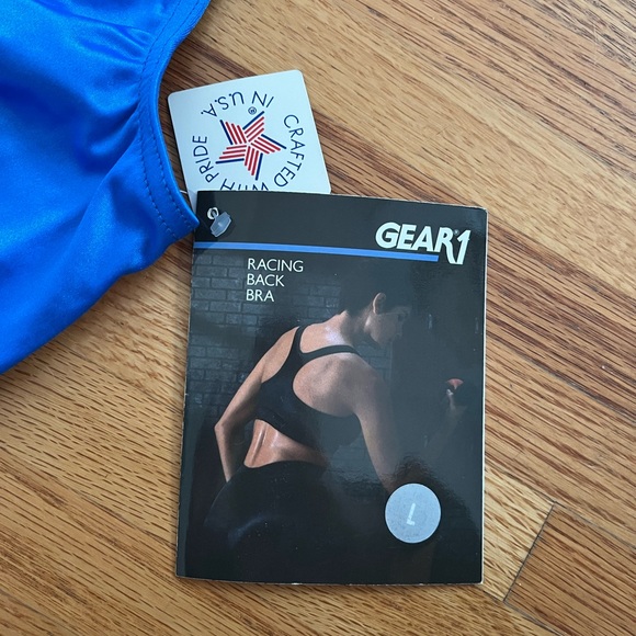 Vintage Made in USA Blue Sports Bra! - Picture 4 of 6